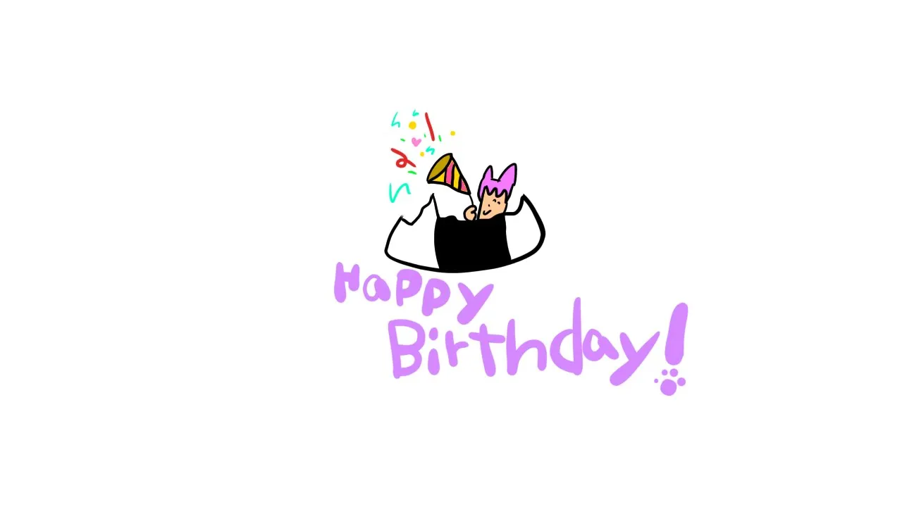 猫又おかゆHappy Birthdayお祝い動画　ころねより