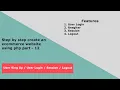 How to make an ecommerce website using PHP Part - 12 Ecommerce Website using PHP E-CODEC