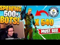 Spawning 500 Bots in the NEW Battle Lab - Fortnite Battle Royale