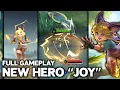 NEW HERO JOY FINISHED GAMEPLAY! 10 DIFFERENT MUSIC FROM JOY'S SKILLS - MLBB