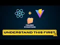 Create a React App Using Vite Folder Structure Explained