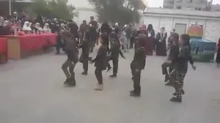 أنشودة اغضب فدا الاقصى أداء طالبات مدرسة عقبة بن نافع أثناء معرض  عذرا يا أقصى   دندنها