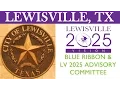 Lewisville 2025 visioning process resident interviews