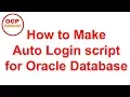 Oracle Tutorial - How to make a Login script for Oracle Database