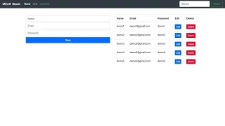 MEAN Stack Tutorial Angular Node Express MongoDB Angular For Beginners Full Stack CRUD App