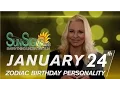 January 24 Zodiac Horoscope Birt ay Personality - Aquarius