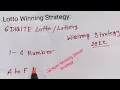 Powerful Technique To Win Lotto Jackpot Or Powerball Megamillions The Delta Lotto System