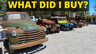 Buying Vintage Cars Trucks RARE Antiques More Farm Auction in nearly Abandoned old Kansas Town