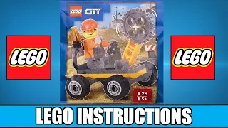 LEGO Instructions - City - 952502 - Construction Worker with Rotary Cutter - Magazine Gift