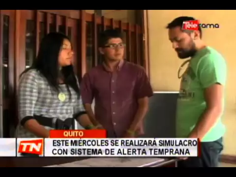 Este miércoles se realizará simulacro con sistema de alerta temprana