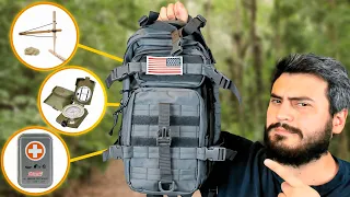 ABRINDO A MOCHILA DE SOBREVIVÊNCIA MAIS CARA QUE JÁ VI