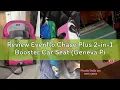 Review Evenflo Chase Plus 2-in-1 Booster Car Seat Geneva Pink