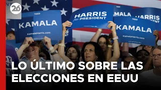 🔴 VIVO | Lo último sobre las elecciones en EEUU: Harris y Trump compiten por llegar a la Casa Blanca