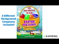 Easter Egg Hunts Invites-3 Different Templates To Choose From