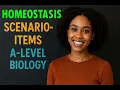 CBC A-Level Biology Scenario-Based Questions on Homeostasis UNEB Exams Explained