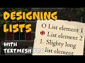 This is how you design lists in the UI in Unity 6 with TextMesh Pro