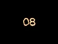 10 Second Fire Flame Countdown Timer Animation