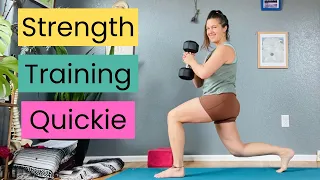 strength training quickie 5 minute workout for legs and shoulders only 1 dumbbell
