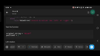 String Slicing in Python Rotate a String