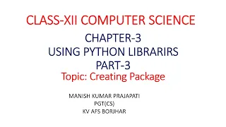 USING PYTHON LIBRARIES PART-3