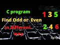 C Programming Program to Check Even and ODD number odd and even no kese find kare in Hindi