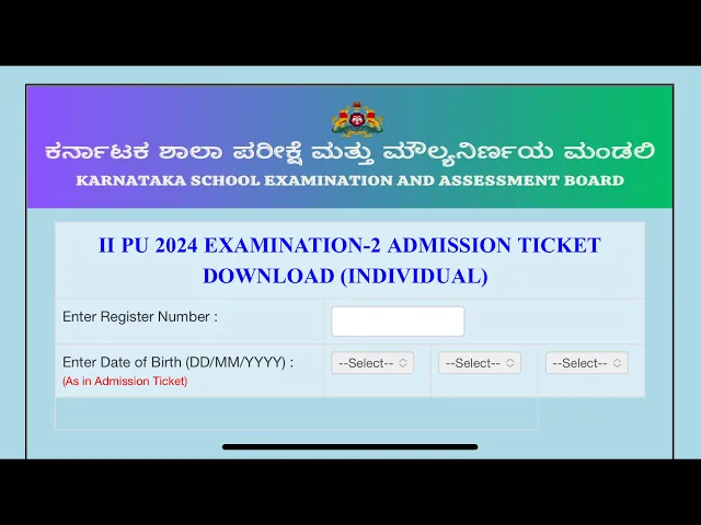 Download MP3 KARNATAKA 2nd PUC EXAM 2 HALTICKET OUT!! How to Download