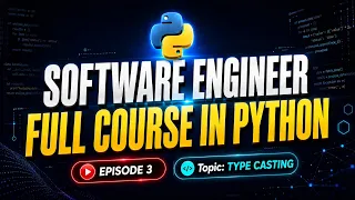 Make Your Python App Interactive User Input Type Casting Software Engineering Course Ep 03