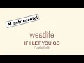 WESTLIFE If I Let You Go (Radio Edit) (AI Instrumental)