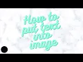 How to use Pixlr E and put image in text WITHOUT PREMIUM Panda Creates