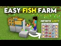 Easiest Auto Fish Farm in Minecraft Bedrock 26 1