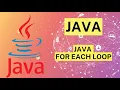 Java For Each Loop