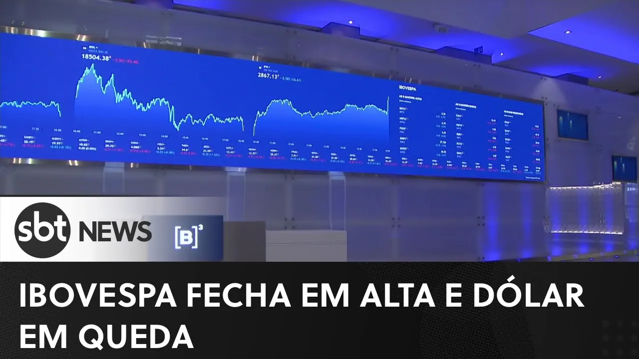 Mercado financeiro: Ibovespa fecha em alta e dólar em queda | #SBTNewsnaTV (10/05/23)