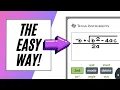 GED Quadratic Formula with Calculator