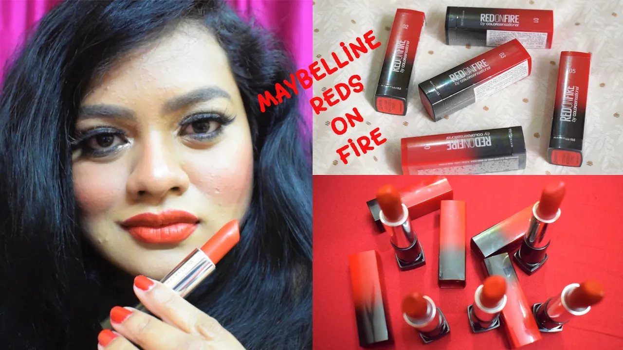 MAYBELLINE Powder Matte Lipstick Lip Swatches on MEDIUM SKIN | LUNA