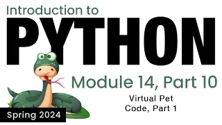 Python - Module 14