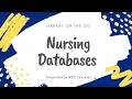 Nursing Databases