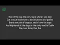 Jack O’Connell, Brian Dunphy & Darren Holden - Rocky Road To Dublin (Lyrics)