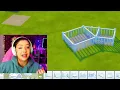 I Built a House in The Sims 4 Using ONLY THESE WALLS??? Premade WALLS Build Challenge