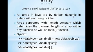 Learn Java Programming in English for Beginners Array - Part 5