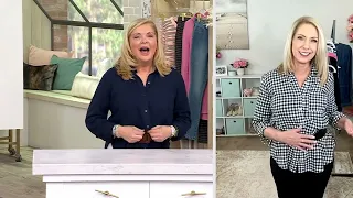 Susan Graver Criss-Cross Faux Leather Belt on QVC