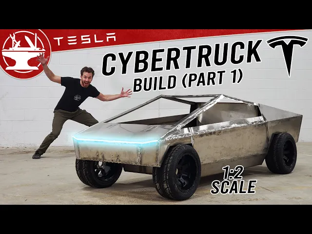 Cybertruck (3D Printable w/ HEADLIGHTS!!) video thumbnail