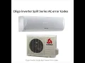 How to setting CHIGO ac error code and Troubleshooting