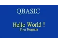 Ep-1 QBASIC Hello World Program in Nepali by Technical School