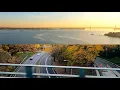 NYC DRIVE 4K WHITESTONE BRIDGE EAST VIEW