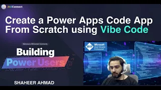 Build a Power Apps Code App from Scratch Using Vibe Coding Shaheer Ahmad Step by Step