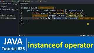 Java Tutorial - instanceof Operator in Java Programming