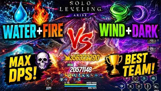 wind dark vs water fire best ssr team build highest dps guide solo leveling arise 2026