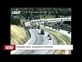 Parleys Canyon congested after crash hazmat spill