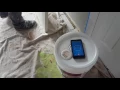 Using Behr Marquee paint to paint a door in less than 3 minutes