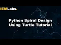 Spiral design using Turtle Module in Python Python Tutorial IEMLabs